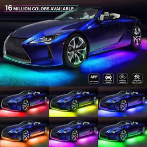 Kit de lumière d'ambiance de dessous de caisse flexible RVB Dream Color Châssis <span class=keywords><strong>Neon</strong></span> Led Strip Under Glow Lights pour <span class=keywords><strong>voiture</strong></span> - Product Image 5