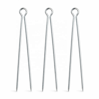 1+1 HXL214 Piquets de tente en acier galvanisé en forme de A, robustes, pour camping, 4-9mm, 17.5-30cm, pour auvent et gazebo