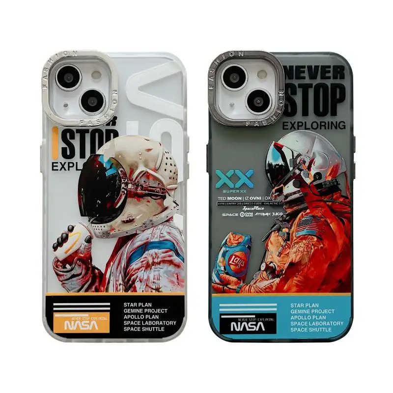 Armor Astronaut phone case for iphone 14 pro max 11 13 12 anti-fall Shockproof original Protection cover wholesale