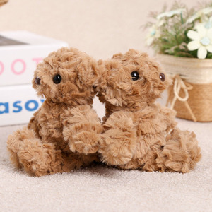 HECION Orsetto di peluche realistico, morbido, piccolo, con ciondolo per borsa, regalo per bambini e amici, <span class=keywords><strong>compagno</strong></span> in miniatura - Product Image 5