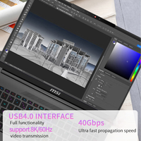 Ordinateur portable de jeu MSI 16 pouces avec graphiques Rtx Ordinateur portable de jeu Rtx 4080 Ultra 9 185H MSI Creator 16 AI Studio 2025 Ordinateurs portables