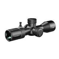 Lunette de tir tactique professionnelle T-EAGLE ZS 3-12X44 FFP IR avec laser, optique antichoc pour la chasse en extérieur