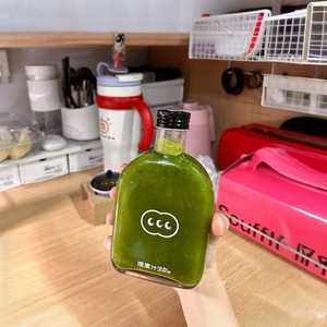 Vacío 200ml 250ml Plano Redondo Vacío Extra Flint Glass Vodka Botellas Licor Vino <span class=keywords><strong>Gin</strong></span> Whisky Vodka Tequila Botella de vidrio - Product Image 2