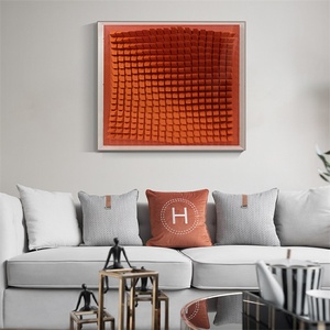 JZ Morden – cadre <span class=keywords><strong>acrylique</strong></span> décoratif pour la maison, mosaïque sculptée à la main en bois 3D, grandes peintures murales - Product Image 3