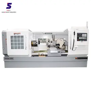 Cke6180/6166 tùy chỉnh nhà máy-Giá Độ chính xác cao CNC quay ngang máy tiện với nghiêng giường phẳng