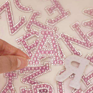 עיצוב חדש גובה 4.5 ס "מ אלפבית אפליק אותיות אותיות עבור בגדים - Product Image 6