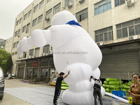 Hommes du Trafic de Sujets (Ghostbusters) gonflables pour Halloween / Homme en guimauve gonflable / Modèle gonflable Ghostbusters avec logo couleur personnalisé pour la publicité