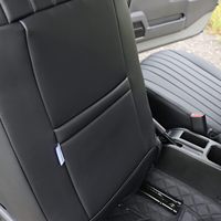 Tellika Ensemble complet de housses de siège en cuir PU Noir Modifier les kits Jimny Accessoires pour Suzuki Jimny 2018-2024 JB64 JB74