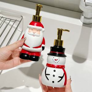 Produit phare, nouveau produit, résine, art déco, écologique, créatif, série <span class=keywords><strong>de</strong></span> Noël, savon pour les mains, gel douche, flacon à presser, ornements - Product Image 1