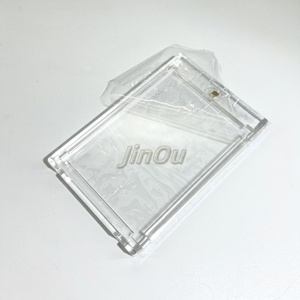 200pt Grosir Kartu Tebal Transparan Rigid <span class=keywords><strong>Toploader</strong></span> One Touch Case Protector Magnetic Card Holder JO-R-0616 - Product Image 2