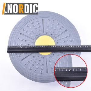 Tabla de equilibrio de oscilación de altura ajustable, superficie redonda antideslizante acanalada de 40cm, rotación de 360 grados, fisioterapia, terapia de rehabilitación y postura - Product Image 5