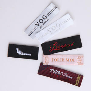 Etiqueta tejida <span class=keywords><strong>de</strong></span> Damasco <span class=keywords><strong>de</strong></span> alta densidad, Etiquetas tejidas <span class=keywords><strong>de</strong></span> cuello para <span class=keywords><strong>ropa</strong></span>, personalizables, su logotipo - Product Image 3