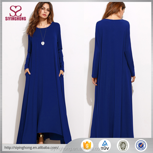 En gros <span class=keywords><strong>de</strong></span> haute qualité à fond poussant à manches longues Arabe musulman robe caftan abaya - Product Image 2