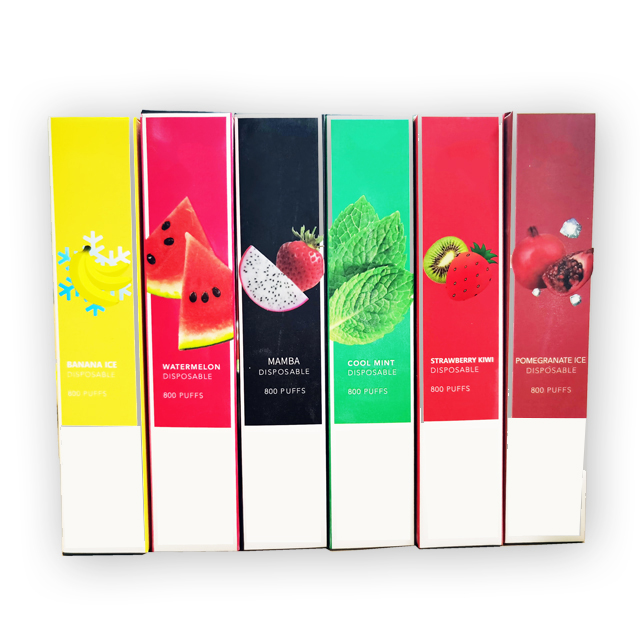 Оптовая продажа 2021 электронные одноразовые вейпы Pod электронная сигарета в форме ручки Puffful Plus 800 затяжек
