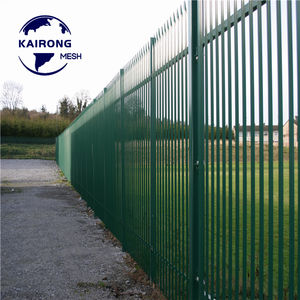 <span class=keywords><strong>Palissade</strong></span> <span class=keywords><strong>en</strong></span> <span class=keywords><strong>fer</strong></span> <span class=keywords><strong>forgé</strong></span> avec plaques, clôture de base <span class=keywords><strong>en</strong></span> acier, revêtue de poudre - Product Image 2