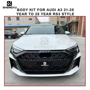 Kit carrosserie SHENGYU PP pour <span class=keywords><strong>AUDI</strong></span> A3 2021-2025 au style <span class=keywords><strong>RS3</strong></span> 2025 |   Installation facile |   OEM - Product Image 4