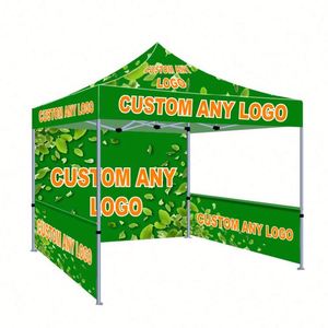 Trade Show Advertising Aluminum Frame Folding Pop up 3x3 3x6 Gazebo Custom Print <b>Canopy</b> <b>Tent</b> 10x10 With Walls - Product Image 2