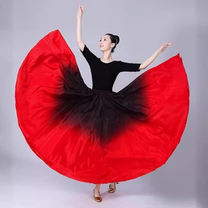 Robes de <span class=keywords><strong>danse</strong></span> <span class=keywords><strong>flamenco</strong></span> pour femmes, tenues de scène, jupes de <span class=keywords><strong>danse</strong></span> à 360/540/720 degrés, costumes féminins, Vestido - Product Image 3