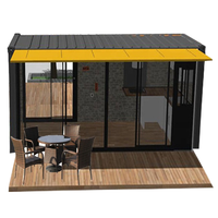 Maisonnette préfabriquée Apple Cabin, directement de l'usine, certifiée CE, pour bureau extérieur, chambre d'hôtes ou utilisation en extérieur.