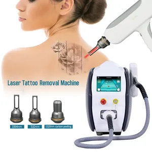 KES AL1 Q-Switch Nd Yag Laser Tattooeentfernung Augenbrauen-Wäschmaschine tragbarer Stil