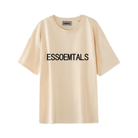 T-shirts personnalisés en gros pour hommes, col rond, coupe ample, tricotés, vierges, en laine/acrylique 240g, couleur unie, haute qualité, grandes tailles jusqu'au 6XL