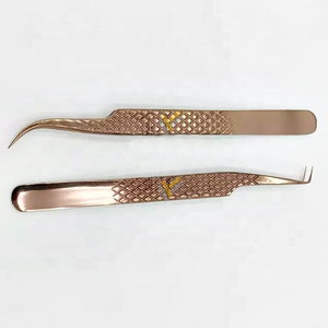 แหนบถอนขนตาสแตนเลสอเนกประสงค์แบบญี่ปุ่นสำหรับใช้ติดโลโก้แบบโค้งแข็งแรงทนทานปลายแหลมสวยงามปรับแต่งได้ - Product Image 2