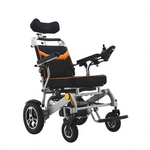 Fauteuil roulant électrique pliable KSMED en alliage d'aluminium 118x93x63cm, batterie haute endurance, scooter de mobilité pour personnes âgées - Product Image 4