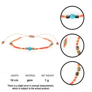 Go2boho Bracelets de pierres précieuses pour femmes Bracelet réglable Boho <span class=keywords><strong>Miyuki</strong></span> - Product Image 2