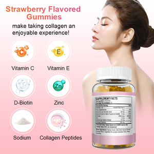 Sapore naturale collagene con biotina vitamina gommoso integratore <span class=keywords><strong>per</strong></span> la pelle dei <span class=keywords><strong>capelli</strong></span> e le unghie di assistenza sanitaria - Product Image 4