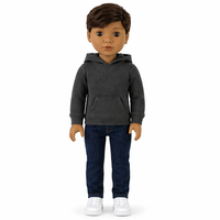 Tête de poupée en vinyle personnalisée, poupée garçon de 18 pouces, unisexe, réaliste, jouet éducatif doux pour enfant