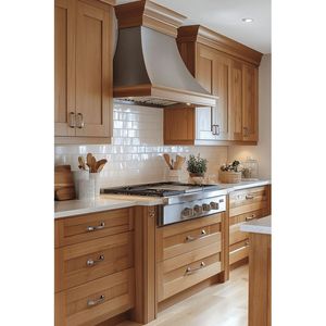 Tủ bếp Shaker gỗ rắn: phong cách hiện đại cho nhà bếp mở khái niệm - Product Image 5