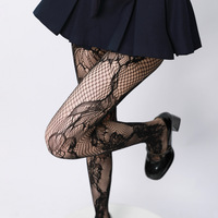Collants résille noirs et blancs pour femmes, motif nœud, dentelle fine, taille haute, sexy et charmants, tendance