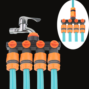 <strong>Three</strong>-<strong>Way</strong> Water Divider Four-<strong>Way</strong> Hose Connector Independent Switch Controls Flow Adjustable Garden Water <strong>Pipe</strong> <strong>Connection</strong> - Product Image 6