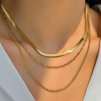 Cadena cubana de Miami que no se deslustra, collar de cuerda chapado en oro PVD de 18K, joyería de cadena de Cable de serpiente con nudo grueso de acero inoxidable para hombres y mujeres