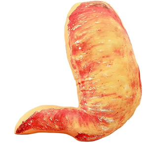 Ala <span class=keywords><strong>de</strong></span> <span class=keywords><strong>pollo</strong></span> frito caliente y almohada <span class=keywords><strong>de</strong></span> peluche <span class=keywords><strong>de</strong></span> pepita, juguete <span class=keywords><strong>de</strong></span> peluche en forma <span class=keywords><strong>de</strong></span> <span class=keywords><strong>pollo</strong></span> suave y cómodo con técnicas bordadas - Product Image 1