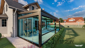 <span class=keywords><strong>Fenêtre</strong></span> à <span class=keywords><strong>guillotine</strong></span> électrique en aluminium à <span class=keywords><strong>double</strong></span> vitrage avec cadre en aluminium de style moderne à ouverture verticale - Product Image 4