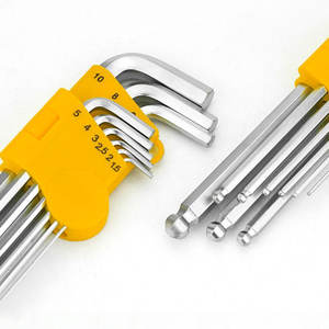 1.5 à 9Mm prix d'usine outil de quincaillerie en acier trempé longue <span class=keywords><strong>clé</strong></span> <span class=keywords><strong>Allen</strong></span> de Type L <span class=keywords><strong>clé</strong></span> hexagonale - Product Image 3