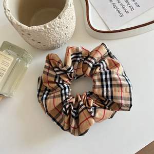 Bandeaux à carreaux vintage pour femmes, accessoires pour cheveux doux et élastiques - Product Image 5