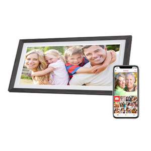 Frameo 15.6 pollici cornice digitale con Touch Screen MP3 Clock Wi-Fi riproduzione Video gratis-condividere <span class=keywords><strong>foto</strong></span> e Video MP4 - Product Image 1