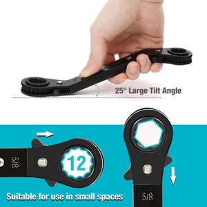 Customized Wrench Spanner Set Double Head Ratchet in Different Sizes Hand Tool for Industrial DIY Repairing - Product Image 2