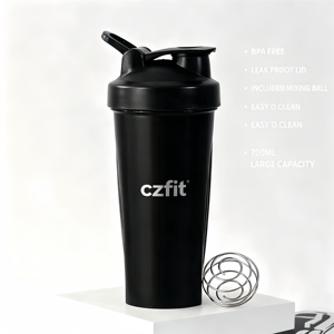 Wholesale Czfit 600ml PP/PE Reusable Sports Shake <b>Bottle</b> & Fitness Cup for Gym Use with Custom Logo Packaged - Product Image 1