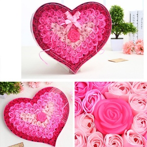 Caja de Regalo con Cabezas de Rosas Artificiales al por Mayor, Jabón de Flores, Flores Artificiales de Alta Calidad para Decoración de Bodas/Fiestas/San Valentín - Product Image 3