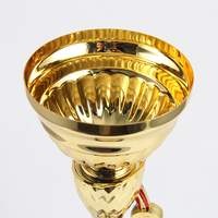 S M L prix usine trophée coupe métal pour sport rouge décor ligne personnalisé métal trophée formation et Team Building Team Trophy Awards