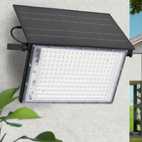 Projecteur de Stade Réflecteur 200W LED Solaire Étanche, Lumières d'Inondation Spot Mural LED Solaire pour Jardin Extérieur