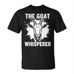 T-shirt The Goat Whisperer pour hommes et femmes, chemise pour les amoureux des chèvres - Product Image 2