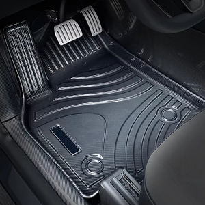 Fabricación de Material de fibra de carbono, alfombrilla para pies, revestimiento de suelo, alfombrillas profesionales para coche para Hyundai VENUE <span class=keywords><strong>2023</strong></span> - Product Image 1