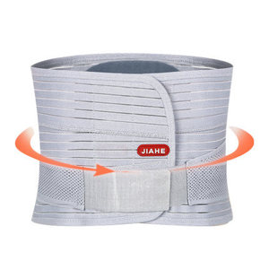 Jiahe Lumbar Support <b>Belt</b> Smlxlxxl Breathable <b>Elastic</b> Waist Brace For Back Pain Relief Exercise Running Health Massage - Product Image 1