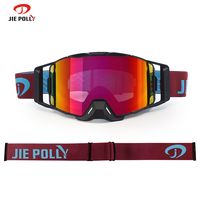 Masque de motocross à fixation magnétique rapide avec double lentille et protection PC pour les pilotes professionnels et les marques d'équipements de motocross OEM