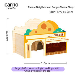 Escondite <span class=keywords><strong>de</strong></span> hámster <span class=keywords><strong>de</strong></span> <span class=keywords><strong>madera</strong></span> maciza natural caliente y versátil - Product Image 4