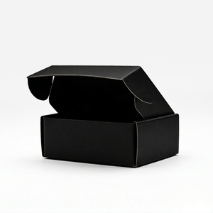 Caja de Cartón Corrugado Negra Ecológica Personalizada con Inserto de Espuma para Envío y Embalaje de Regalos - Product Image 3